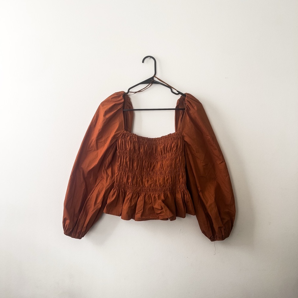 ASTR the Label - Rust Cinched Top